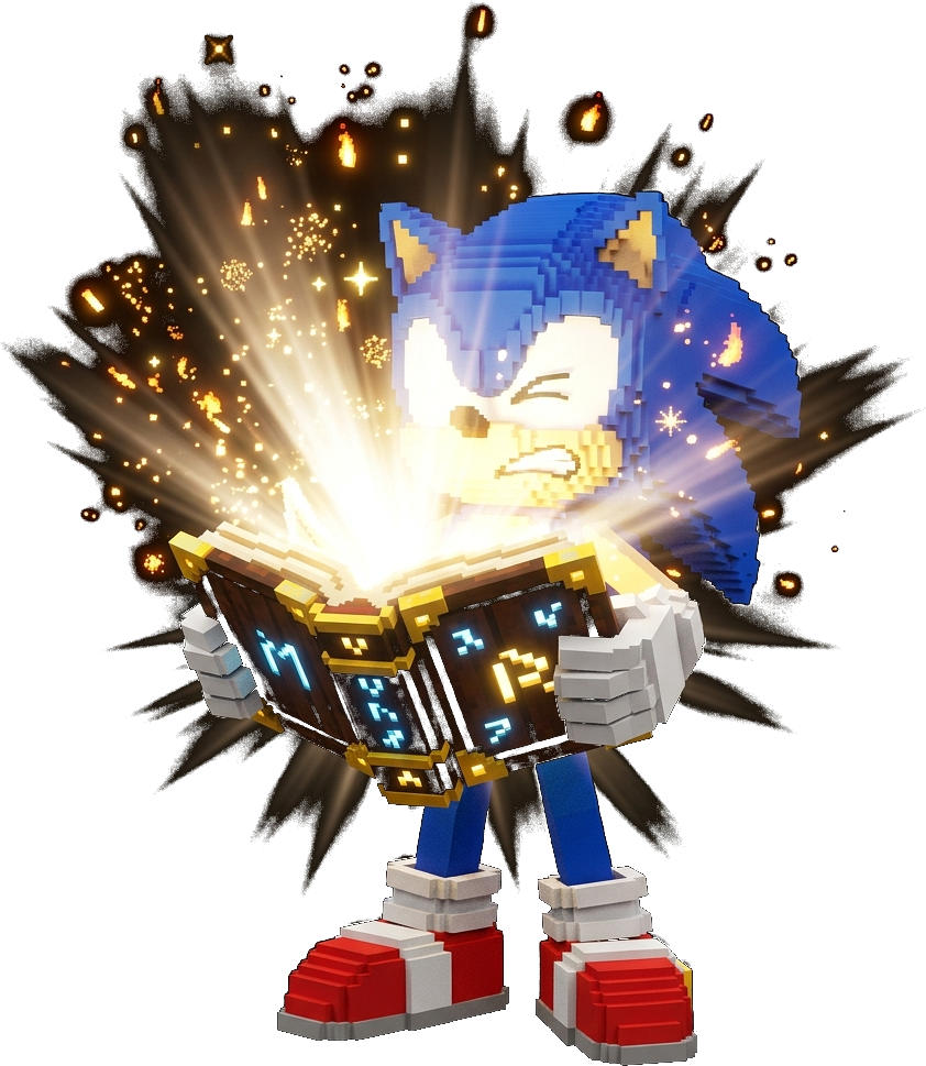 Sonic reading blinding book